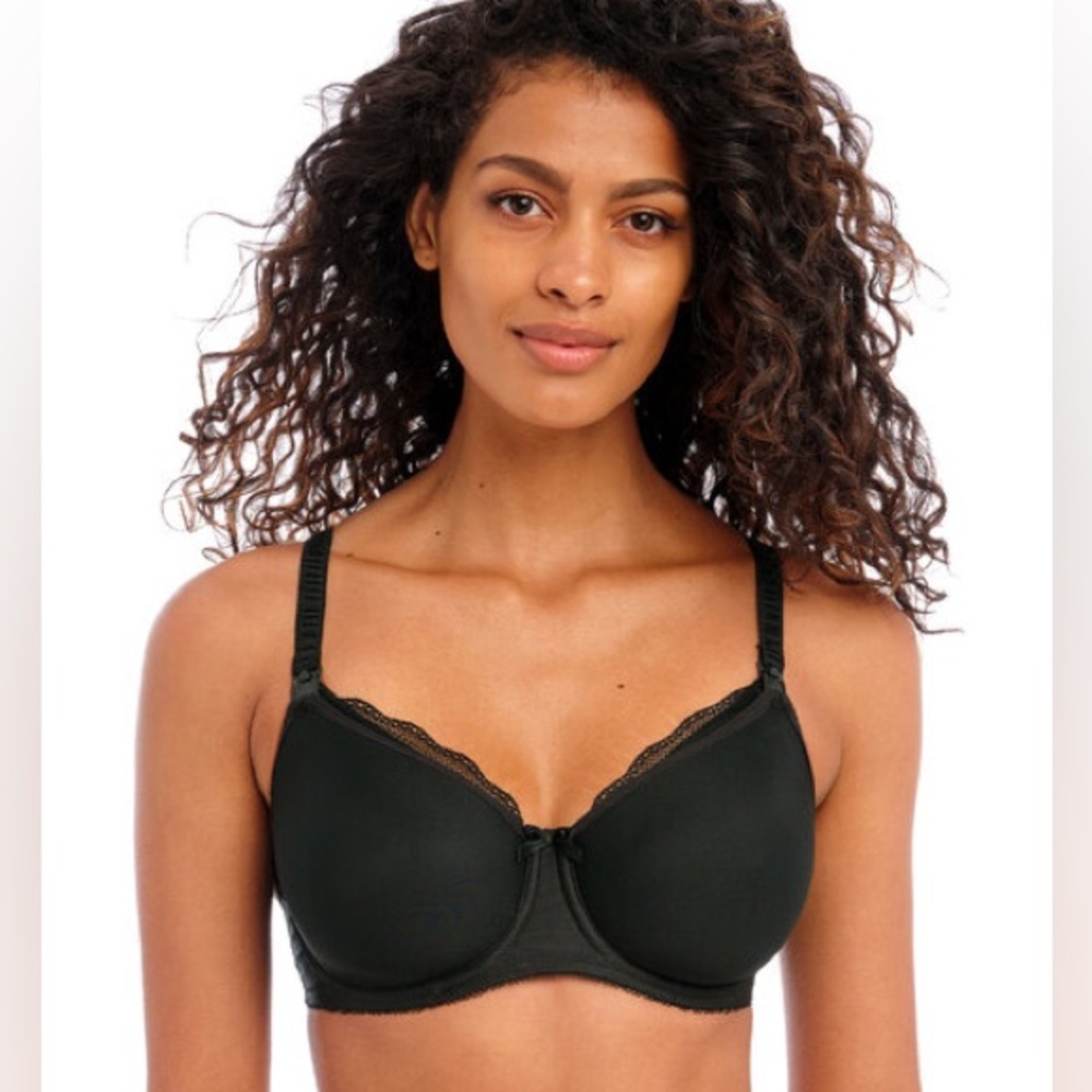 Freya Pure Moulded Nursing Bra - Black - 34K